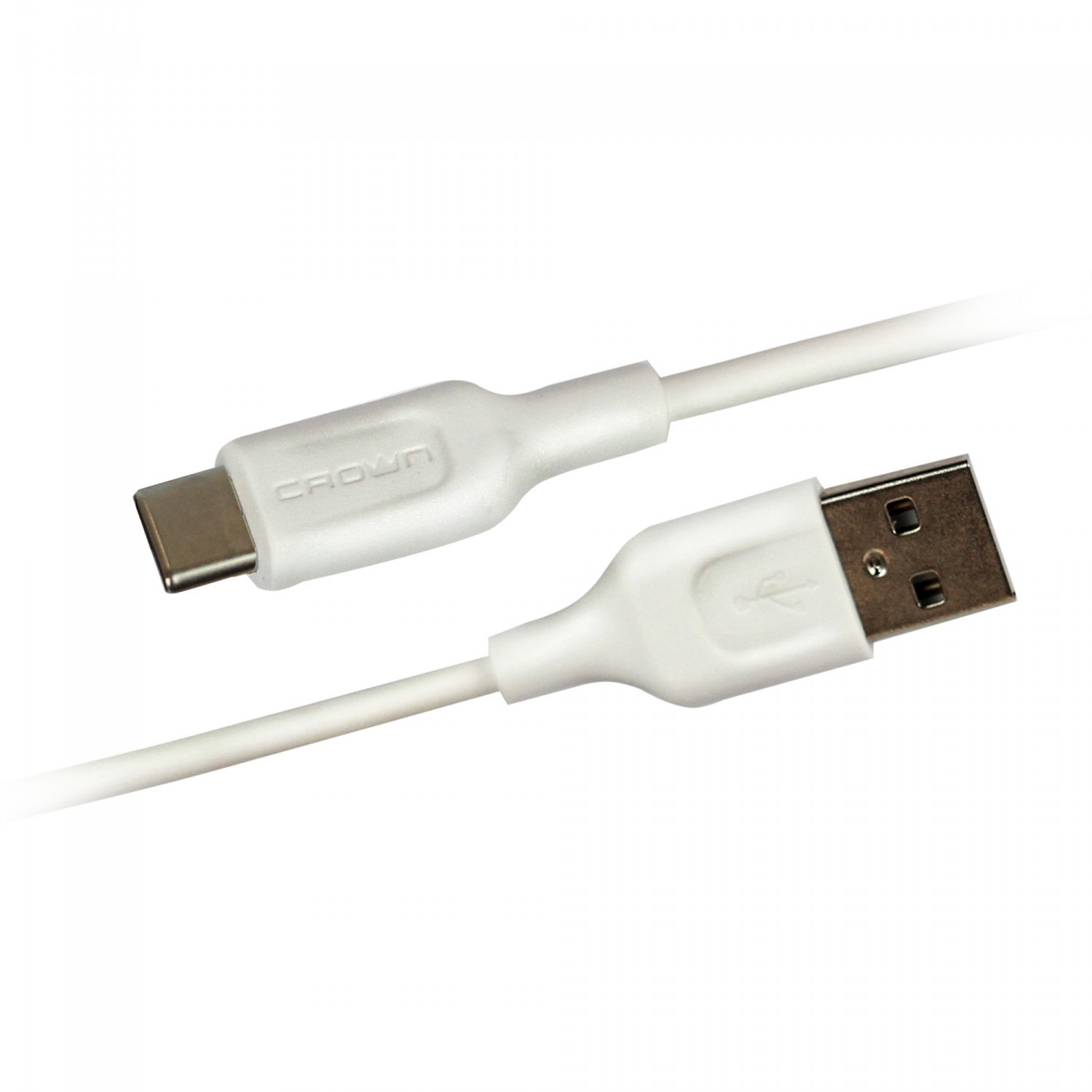 купить Кабель Crown USB - USB Type-C CMCU-004C white в Алматы