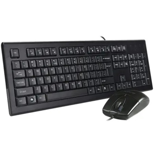 купить Клавиатура мышь A4tech KR-8520D USB, Black, Slim, 800DPI/4000FPS в Алматы