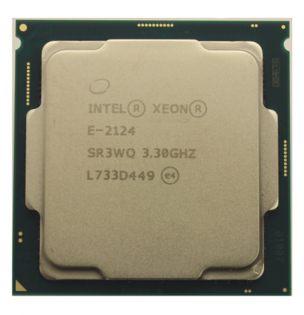 купить Процессор Intel XEON E-2124, LGA1151, 3.3 GHz (max 4.3 GHz), 4 ядра, 4 потока, 71W, tray в Алматы