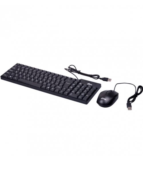 купить Проводной набор RITMIX RKC-010 Black клавиатура + мышь в Алматы