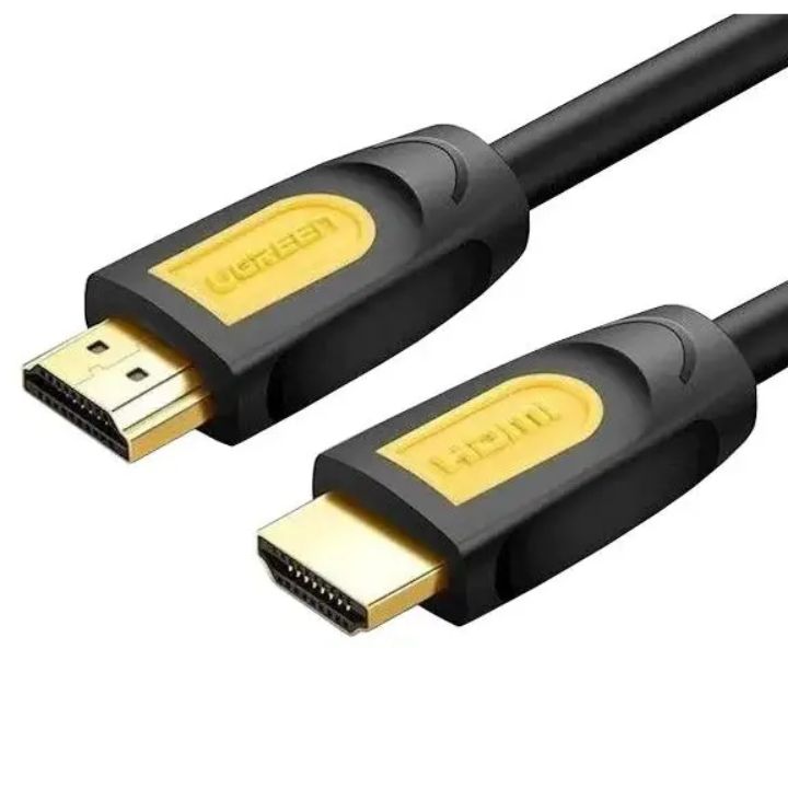 купить Кабель UGREEN HD101 HDMI Round Cable 15m (Yellow/Black) в Алматы