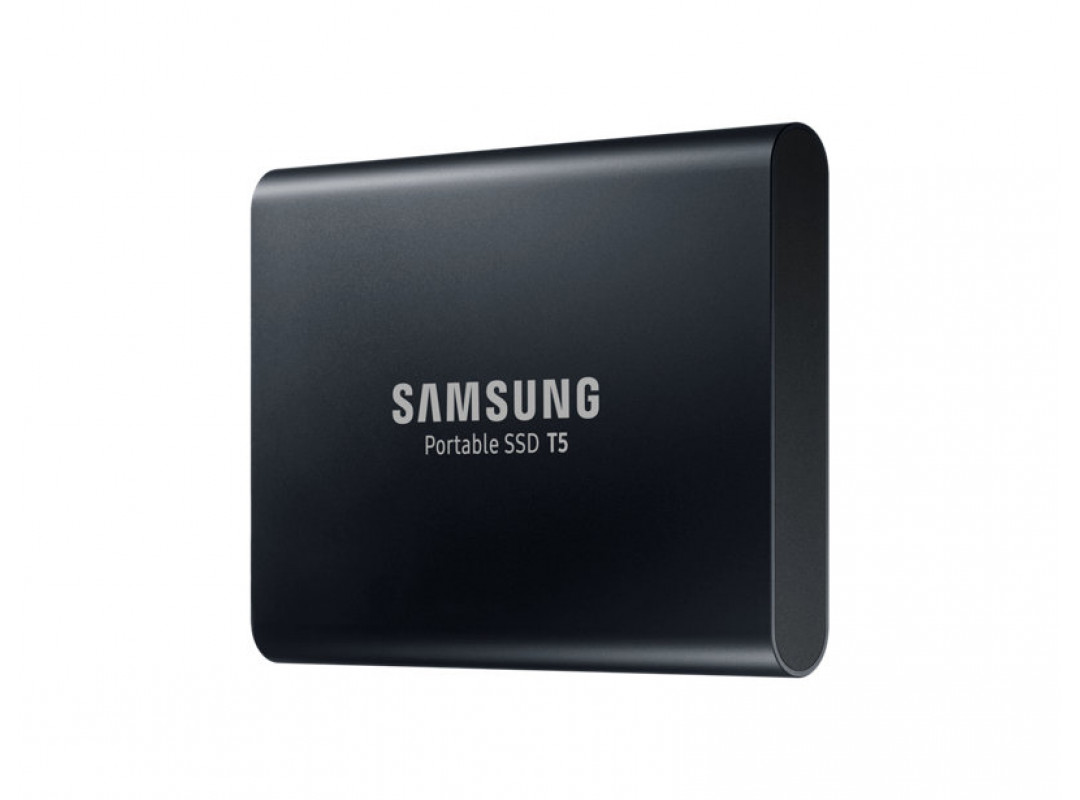 купить Внешний SDD Samsung T5 1Tb MU-PA1T0B/WW USB 3.1 Gen 2 Type-C  Аппаратное AES 256-битное шифрование Цвет: Черный в Алматы