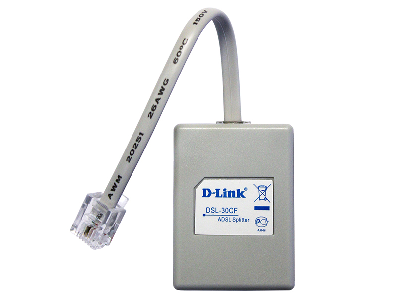 купить D-Link DSL-30CF ADSL сплиттер для ADSL модемов /  в Алматы