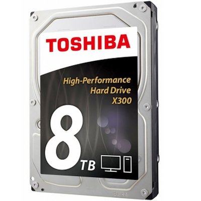 купить Жесткий диск HDD 8Tb TOSHIBA X300 SATA 6Gb/s 7200rpm 128Mb 3.5* HDWF180EZSTA в Алматы