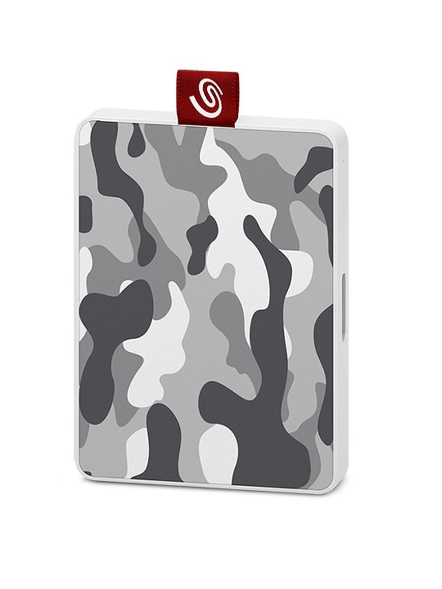 купить Внешний твердотельный накопитель Seagate One Touch SSD Special Edition STJE500404 500ГБ  2.5* USB 3.0 Camo Gray/White в Алматы