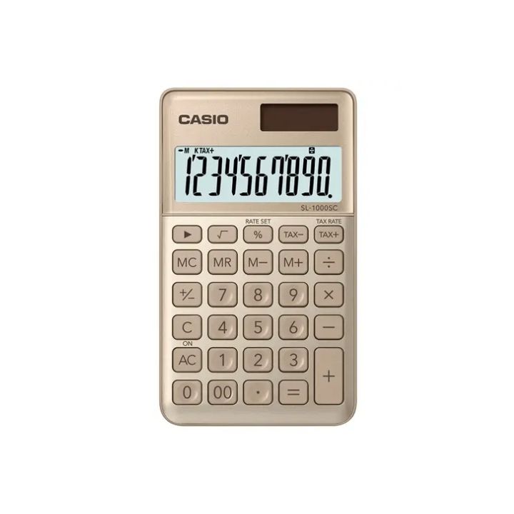 купить Калькулятор карманный CASIO SL-1000SC-GD-W-EP в Алматы