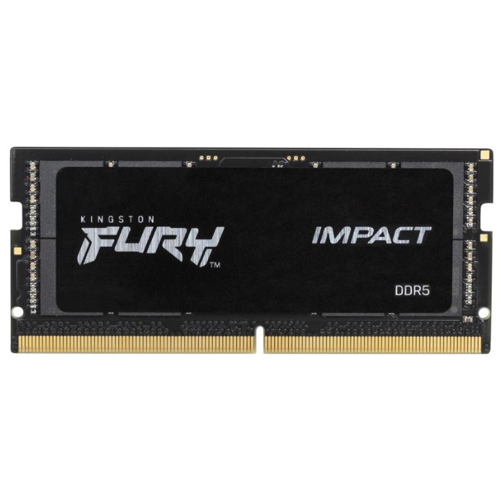 купить ОЗУ для ноутбука Kingston Fury Impact SO DIMM DDR5,16GB(16GBx1)4800MT/s Non ECC SODIMM,1RX8,KF548S38IB-16 в Алматы