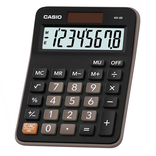 купить Калькулятор настольный CASIO MX-8B-BK-W-EC в Алматы