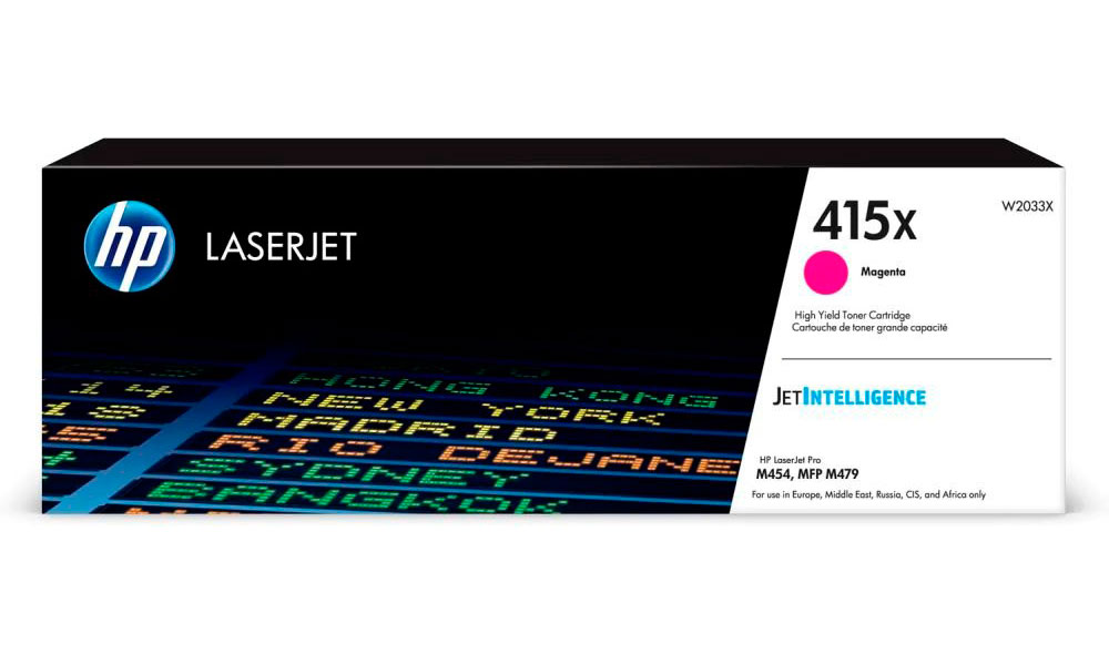 купить 415X Magenta LaserJet Toner Cartridge for Color LaserJet M454/M479, up to 6000 pages в Алматы