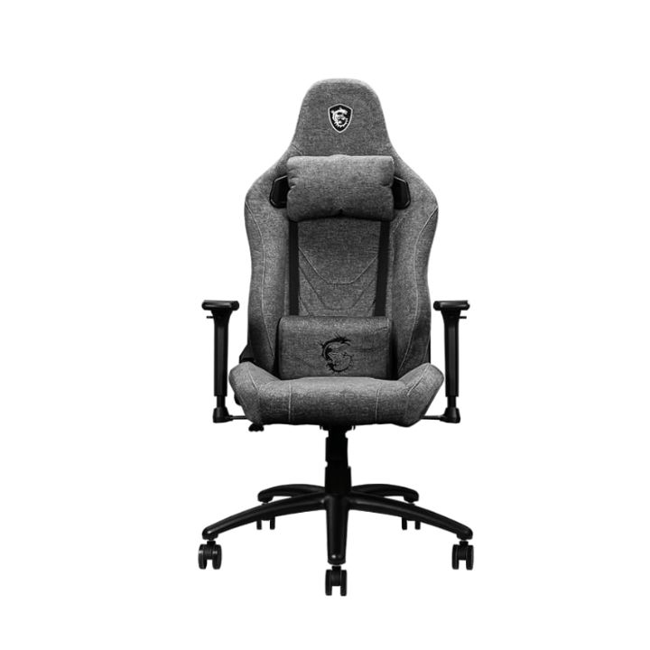 купить Компьютерное кресло MSI MAG CH130 I REPELTEK FABRIC Сталь Черно-серое в Алматы