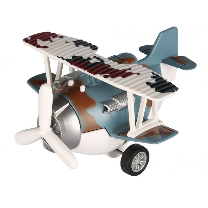 купить Самолет металический инерционный Same Toy Aircraft cиний со светом и музыкой SY8015Ut-4 в Алматы