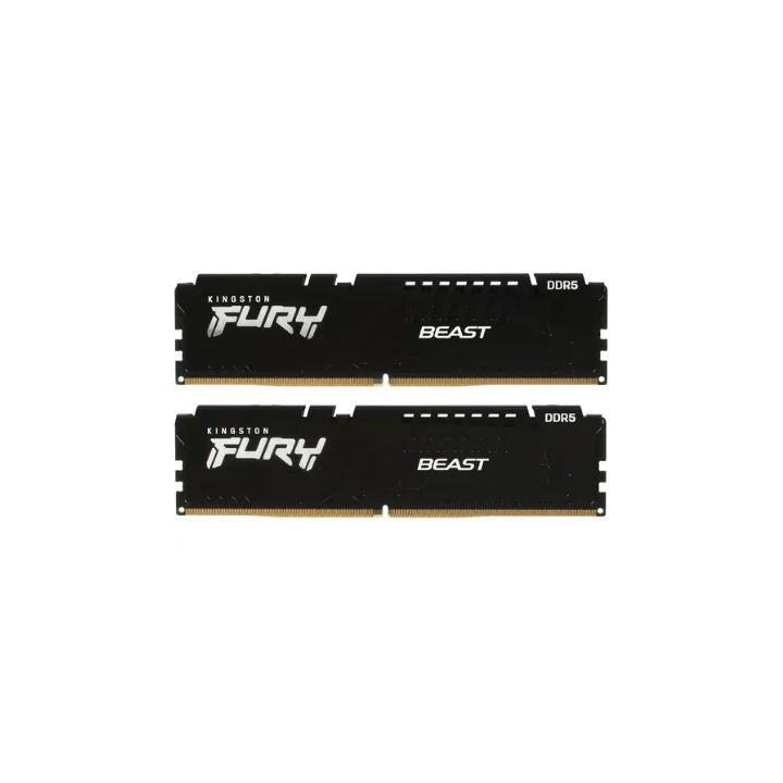 купить KINGSTON DRAM 32GB 5200MHz DDR5 CL40 DIMM (Kit of 2) FURY Beast Black EAN: 740617324358 в Алматы