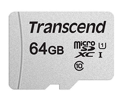 купить Карта памяти MicroSD 64GB Class 10 U1 Transcend TS64GUSD300S в Алматы