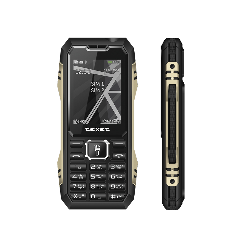 купить Мобильный телефон Texet TM-D424 черный в Алматы
