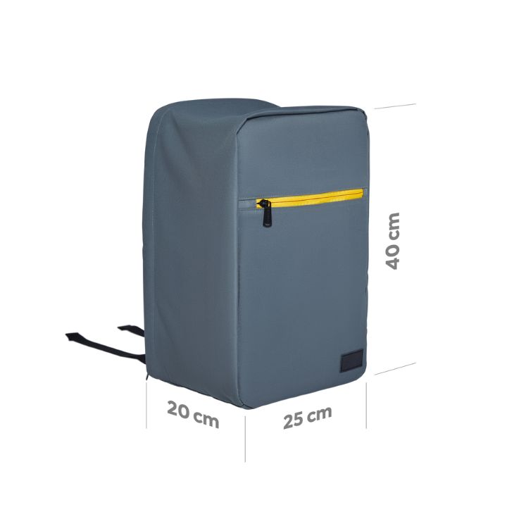 купить Cabin size backpack for 15.6" laptop, Polyester, Gray в Алматы