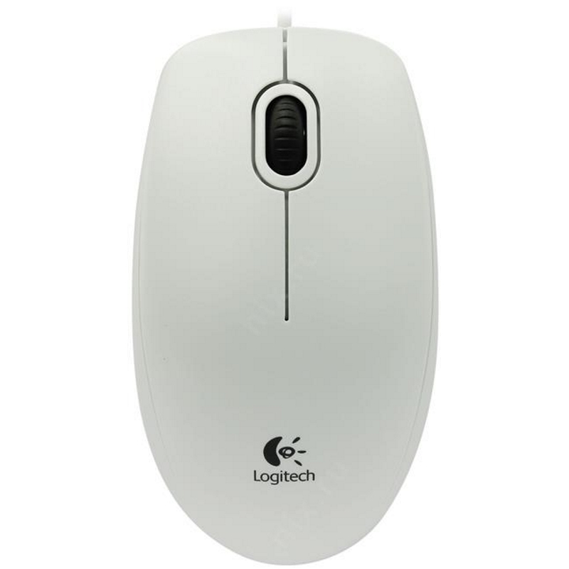 купить Мышь Logitech B100 White (белая, оптическая 800dpi, USB, 1.8м) в Алматы