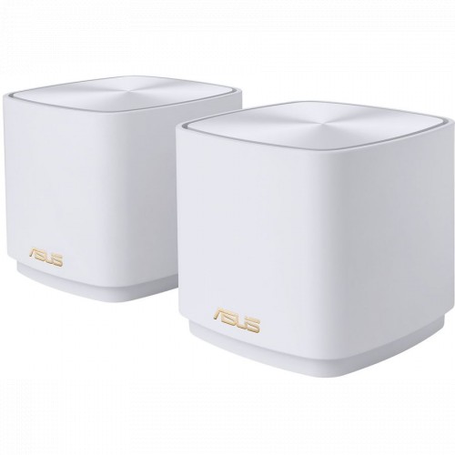 купить Wi-Fi Mesh Система ASUS ZenWiFi AX Mini (XD4-2pcs), Wi-Fi 6, 802.11ax, AX1800, 2x1Gb WAN/LAN, White в Алматы