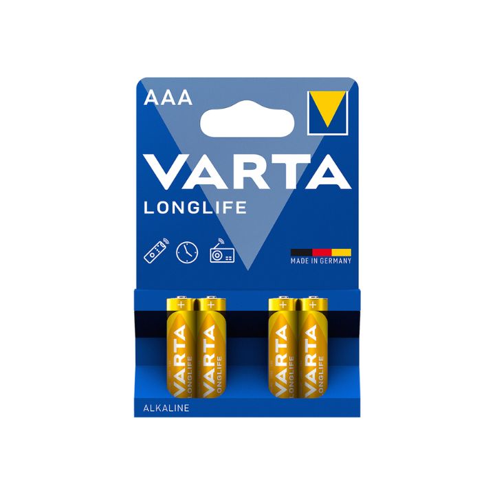 купить Батарейка VARTA Longlife Micro 1.5V - LR03/ AAA (4 шт) в Алматы