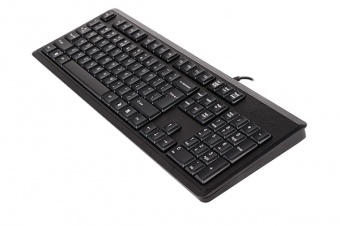 купить Клавиатура A4tech KR-92 USB <Black, 1.5m, 456?150?28mm> в Алматы