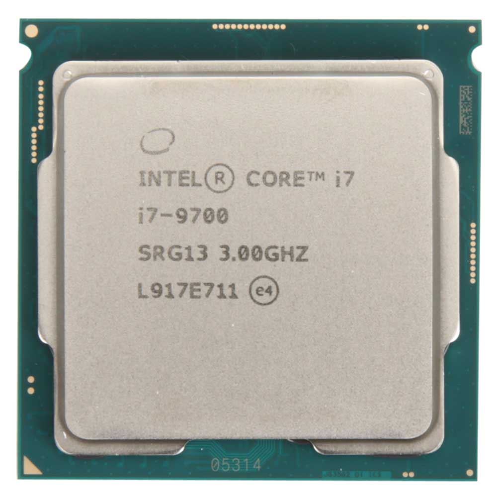 купить CPU Intel Core i7 9700 3,0GHz (4,7GHz) 12Mb 8/8 Core Coffe Lake 65W FCLGA1151 OEM в Алматы