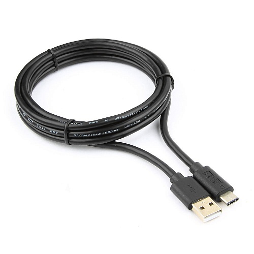 купить Кабель USB Cablexpert CCP-USB2-AMCM-6, USB2.0 USB/Type-C, 1.8м, пакет в Алматы