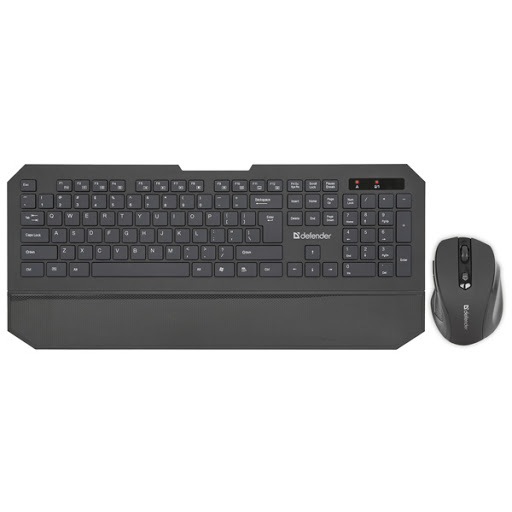 купить Комплект беспроводной клавиатура+мышь Defender Berkeley C-925 RU,черный в Алматы