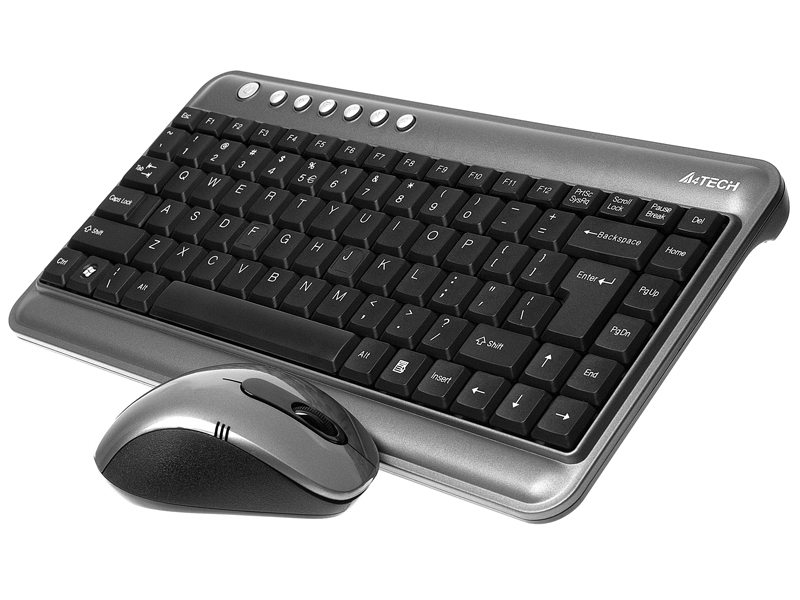 купить Клавиатура мышь беспроводная A4tech 7300N Wireless 2.4G, USB,V-Track G7 в Алматы