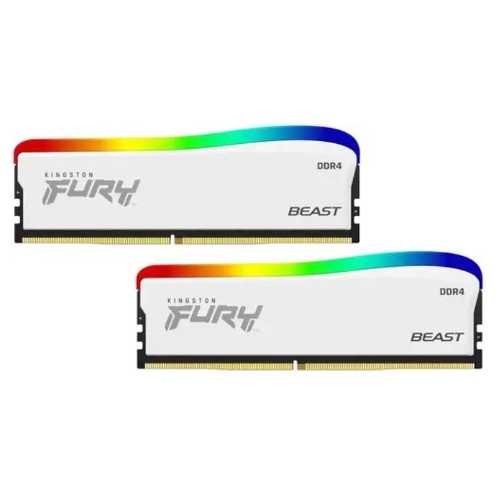 купить Комплект модулей памяти Kingston FURY Beast RGB KF432C16BWAK2/16 DDR4 16GB (Kit 2x8GB) 3200MHz в Алматы