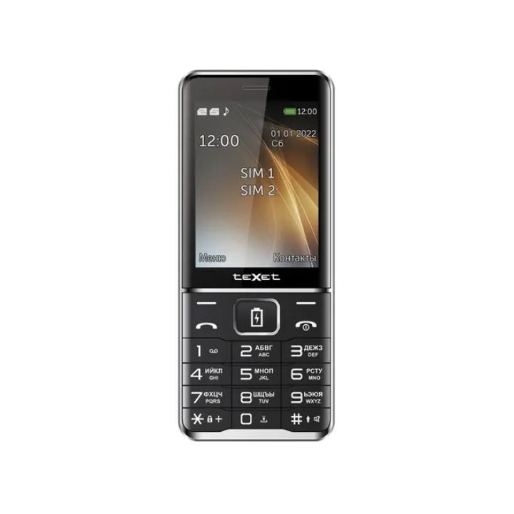 купить Мобильный телефон Texet TM-D421 черный в Алматы