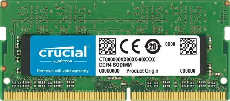 купить Оперативная память  4Gb DDR4 2666MHz Crucial  CL19 PC4-21300 SRx16 UDIMM 288pin CT4G4SFS8266 в Алматы