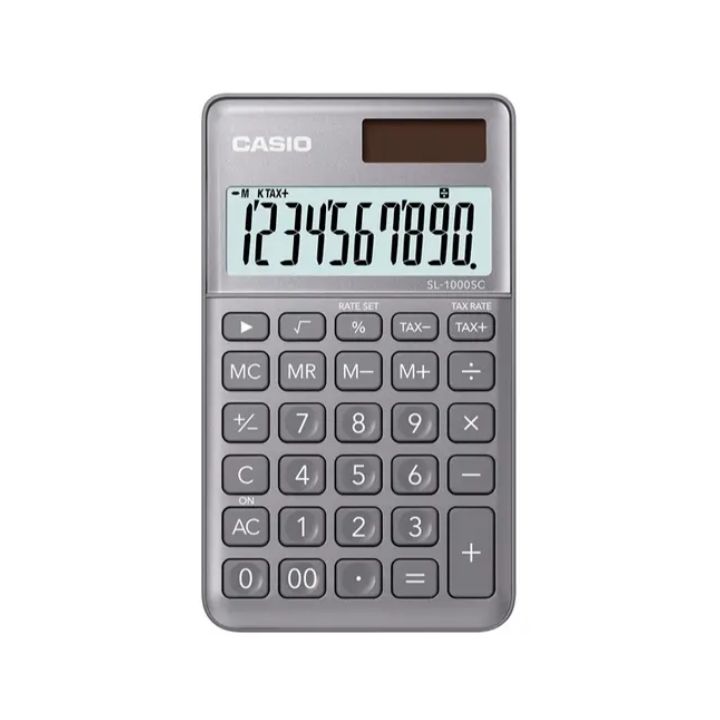 купить Калькулятор карманный CASIO SL-1000SC-GY-W-EP в Алматы