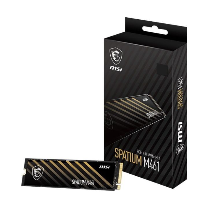 купить Твердотельный накопитель  500Gb SSD MSI SPATIUM M461 M.2 PCIe NVMe R4700Mb/s W1700MB/s SPATIUM M461 в Алматы