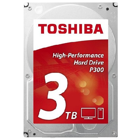 купить Жесткий диск HDD 3Tb TOSHIBA P300 SATA 6Gb/s  7200rpm 64Mb 3.5* HDWD130EZSTA Retail                                                                                                                                                                        в Алматы