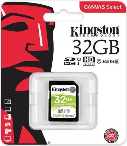 купить Карта памяти SD 32GB Class 10 U1 Kingston SDS/32GB в Алматы