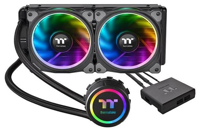 купить Водяное охлаждение Thermaltake Floe Riing RGB 240 TT Premium Edition, CL-W157-PL12SW-A в Алматы