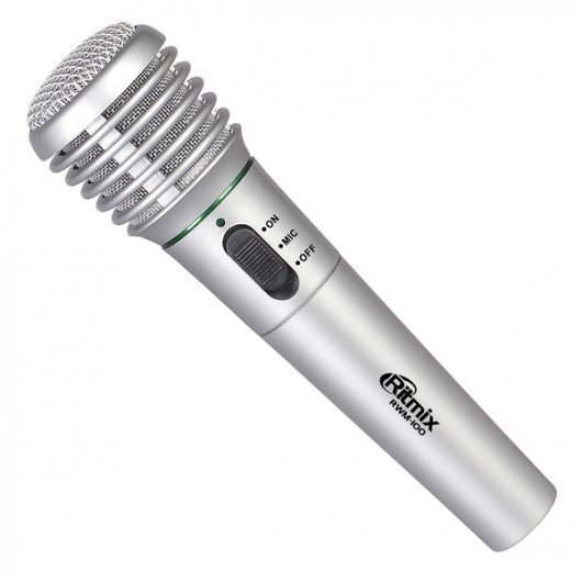 купить Микрофон вокальный Ritmix RWM-100 черный в Алматы