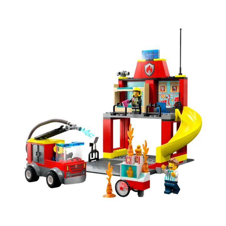 купить Lego 60375 Город Пожарная часть и пожарная машина в Алматы