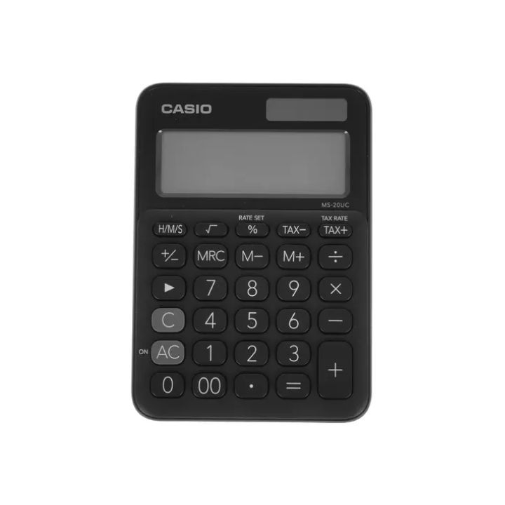 купить Калькулятор настольный CASIO MS-20UC-BK-W-EC в Алматы