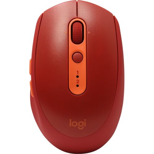 купить Мышь беспроводная Logitech M590 Multi-Device Silent-RUBY (красная, Bluetooth, 2.4 GHz/USB-ресивер (Logitech Unifying®), 1000dpi, 1 батарея типа AA) в Алматы