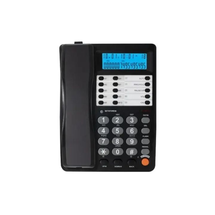 купить Телефон проводной Ritmix RT-495 черный в Алматы