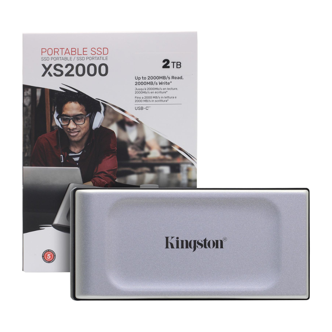 купить Внешний SSD Kingston SXS2000/2000G USB 3.2 Gen 2x2 USB Type-C до 2000 мб/с в Алматы