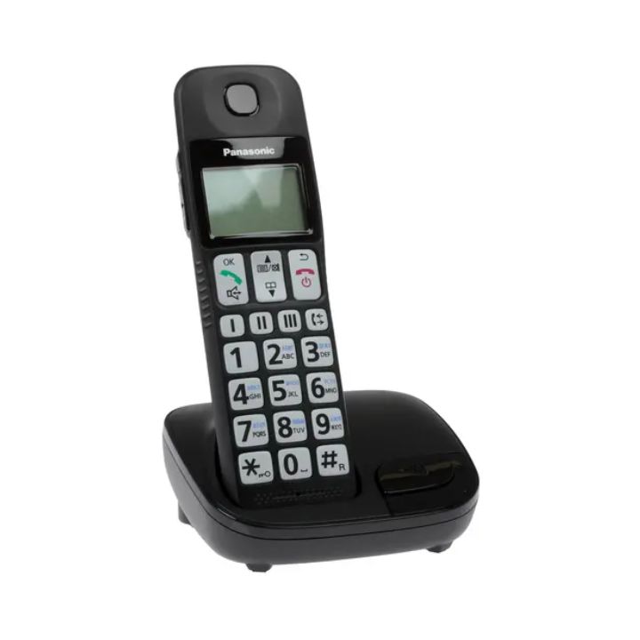 купить Радиотелефон PANASONIC KX-TGE110 (RUB) Черный в Алматы