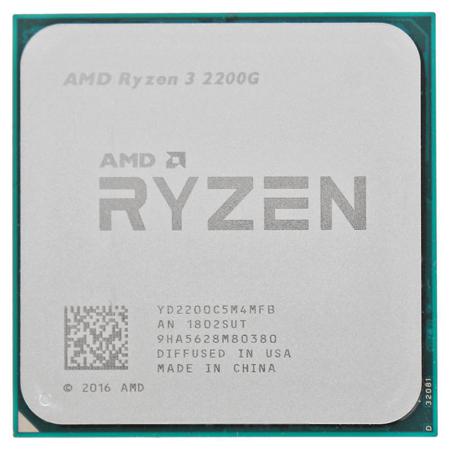 купить Процессор CPU RYZEN X4 R3-2200G SAM4 OEM 65W 3500 YD2200C5M4MFB AMD в Алматы