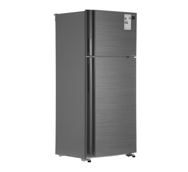 купить Холодильник Sharp SJXP59PGSL с верхним расположением морозильной камеры, silver/glass (600(422+178),A++,No Frost/Hybrid Cooling/Extra-Cool, J-TECH Inverter, 800 x1850 x735) в Алматы