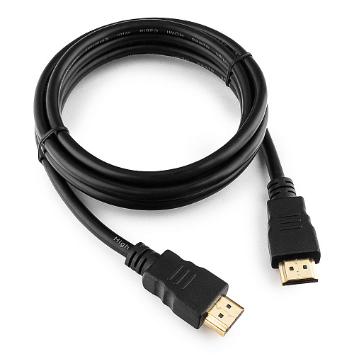 купить Кабель HDMI Cablexpert CC-HDMI4-6, 1.8м, v2.0, 19M/19M, черный, позол.разъемы, экран, пакет в Алматы