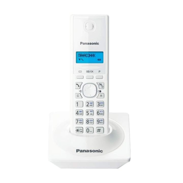 купить Радиотелефон PANASONIC KX-TG1711 (RUW) Белый в Алматы