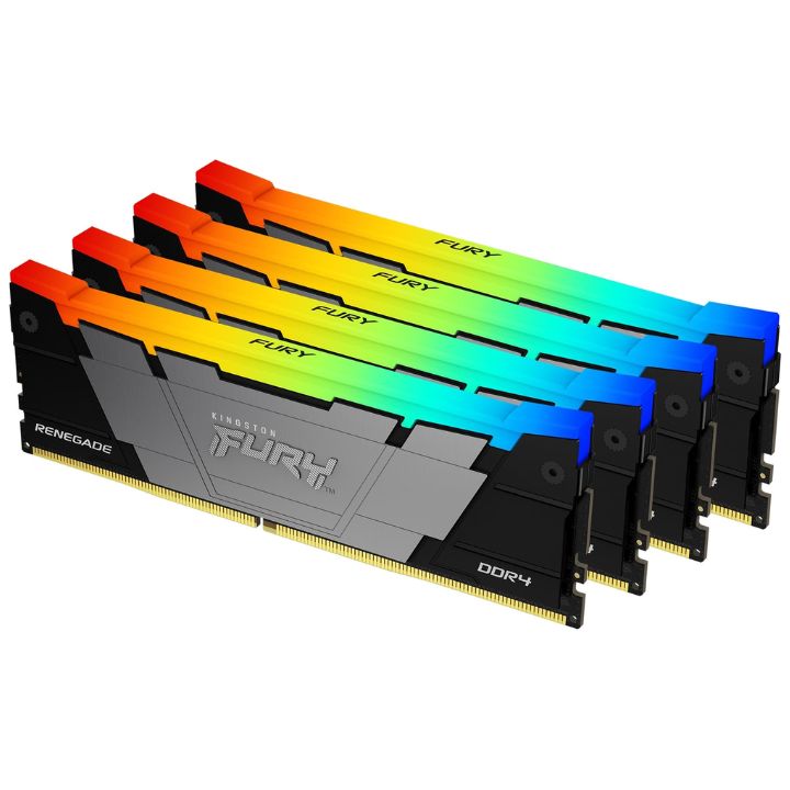 купить Оперативная память Kingston Fury Renegade DDR4 RGB 4x8Gb KF436C16RB2AK4/32 в Алматы