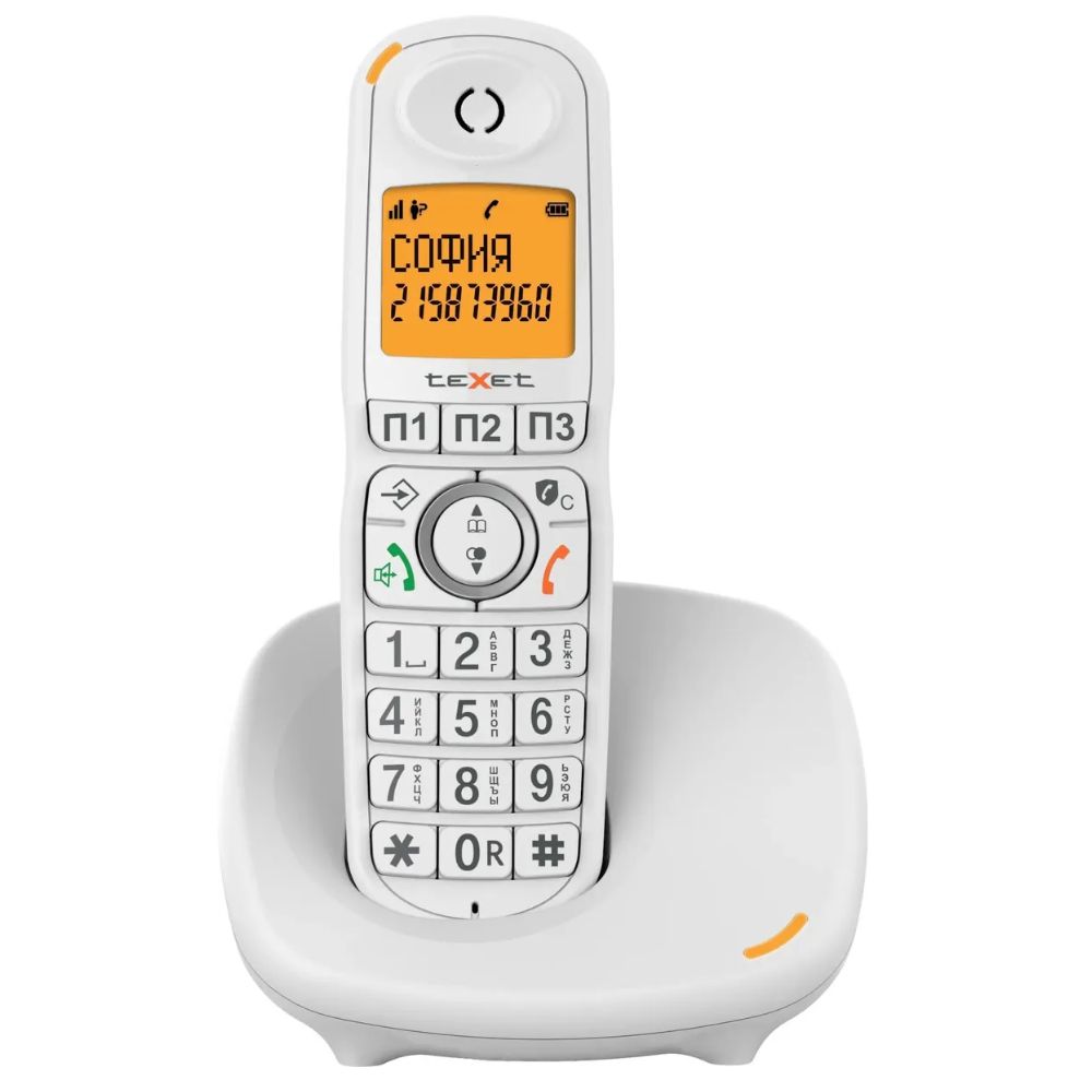 купить Телефон беспроводной Texet TX-D8905A белый 127224 в Алматы