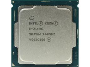купить Процессор Intel XEON  E-2144G, LGA1151, 3.6 GHz (max 4.5 GHz), 4 ядра, 8 потоков, 71W, tray в Алматы