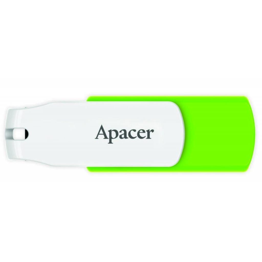 купить USB-накопитель, Apacer, AH335, AP32GAH335G-1, 32GB, USB 2.0, Зеленый в Алматы
